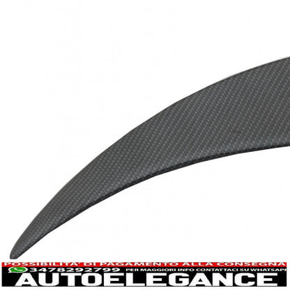 Trunk lid spoiler suitable for mercedes cla c117 w117 (2013-2018) a-design carbon film 