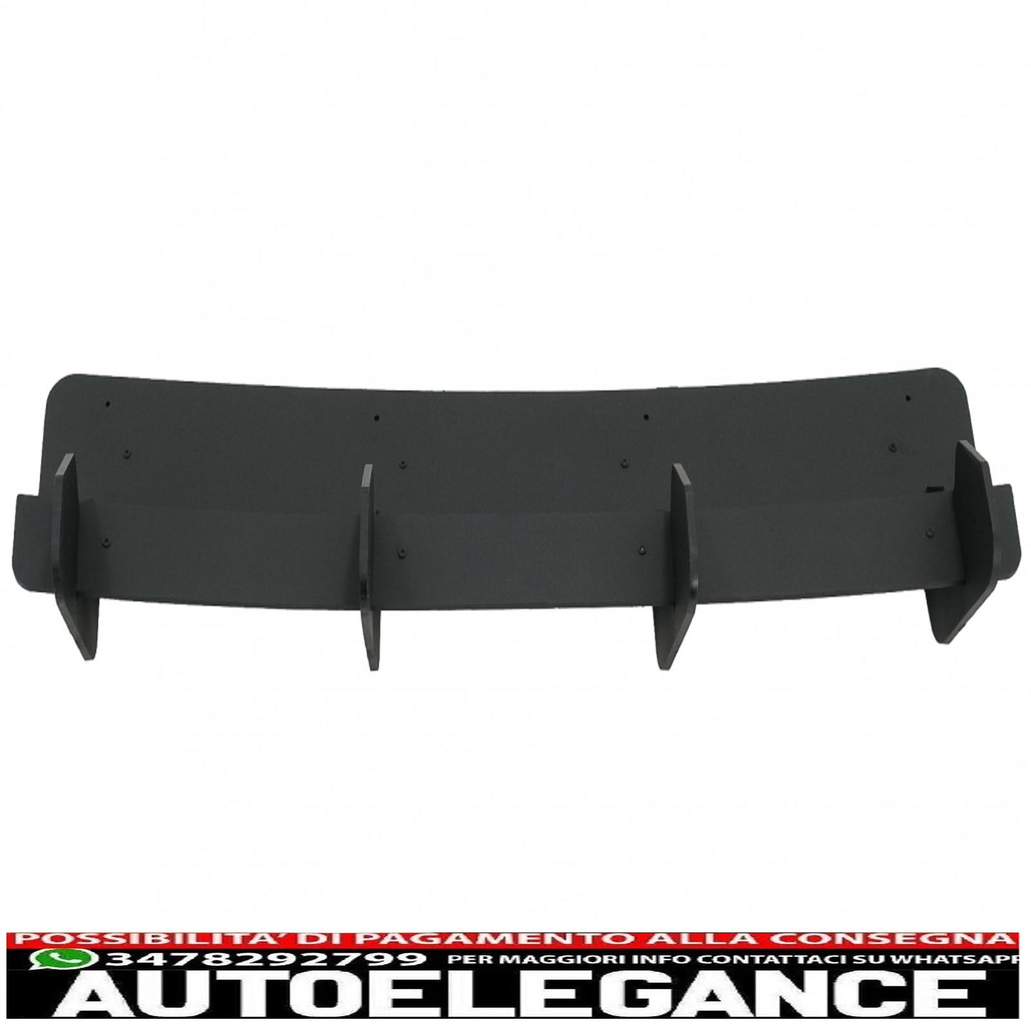 Splitter estensione paraurti posteriore per diffusore adatto a vw golf 7.5 facelift r (2017-2020)