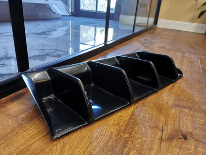 DIFFUSER SUITABLE FOR CUPRA ATECA MK1 2018-2021 GLOSSY BLACK SPORTY LOOK