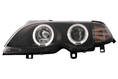 Angel Eyes LED Headlights for BMW E46 01-05 Facelift Sedan Touring - show original titleOriginal text Angel Eyes LED Headlights for BMW E46 01-05 Facelift Sedan Touring
