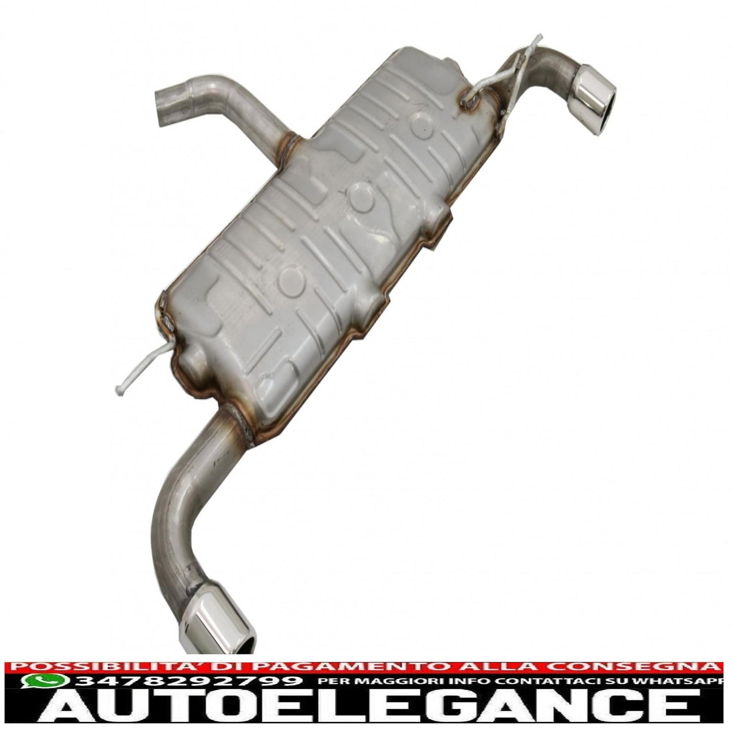 exhaust system suitable for vw golf 5 (2003-2007) golf 6 (2008-2013) gti design 
