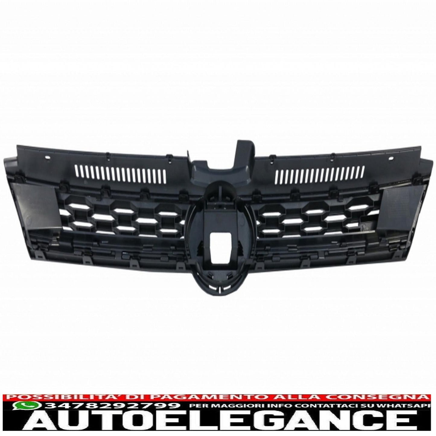 central grille without badge suitable for vw golf 7.5 vii facelift (2017-up) gti design 