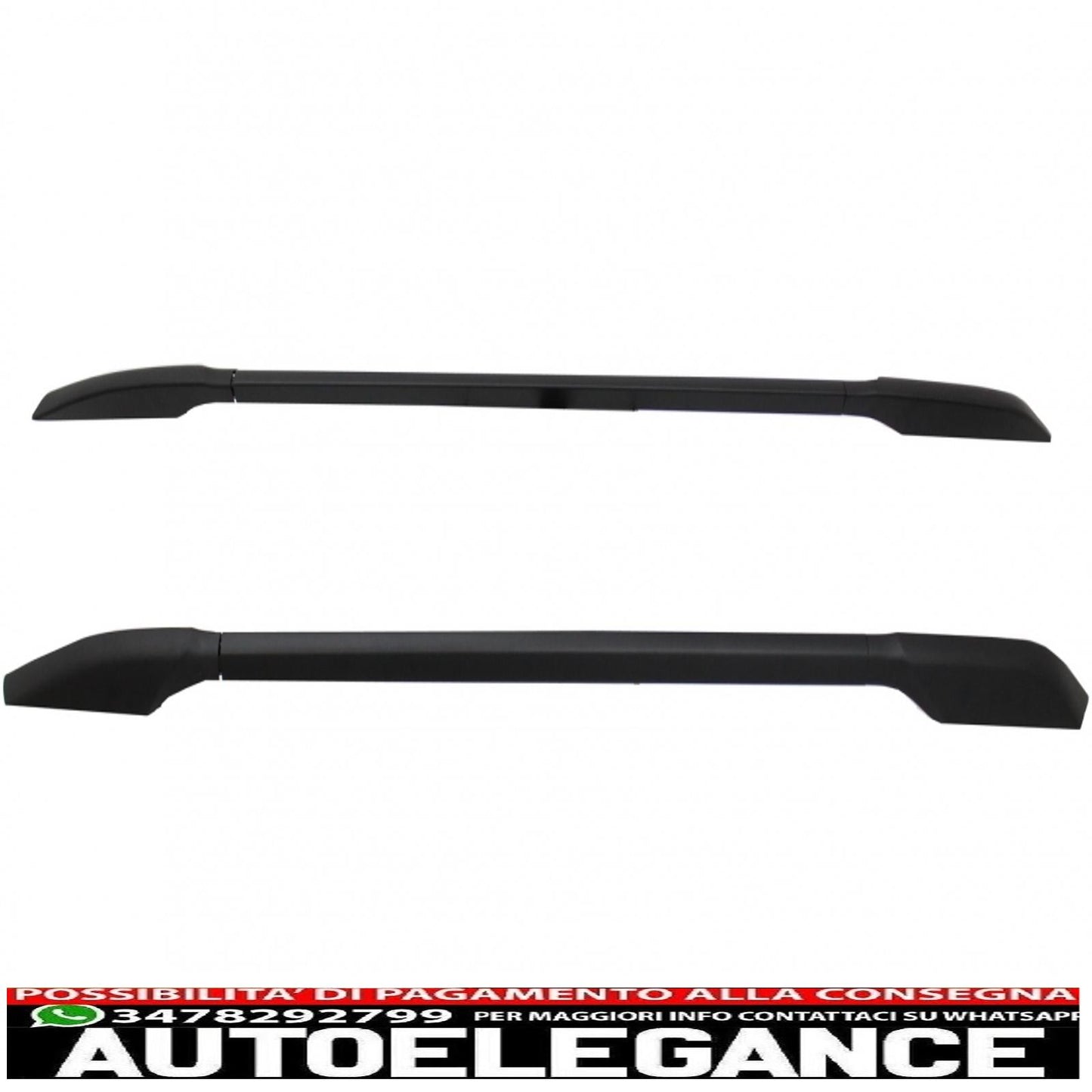 portapacchi mancorrenti sul tetto adatti per toyota land cruiser prado f j150 (2009-up) nero
