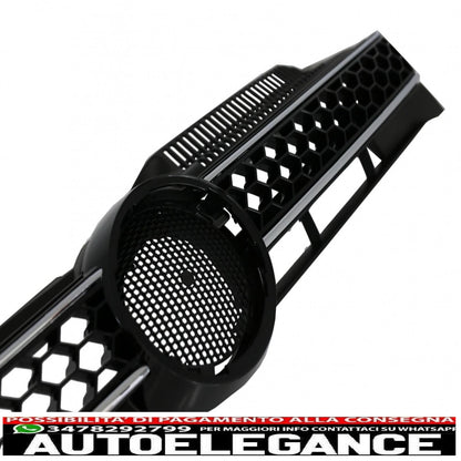 griglia centrale griglia anteriore adatta per vw golf 6 vi (2008-2012) design gtd