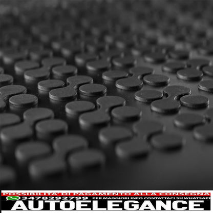 Rubber trunk mat suitable for volvo v60 ii (2018-) black