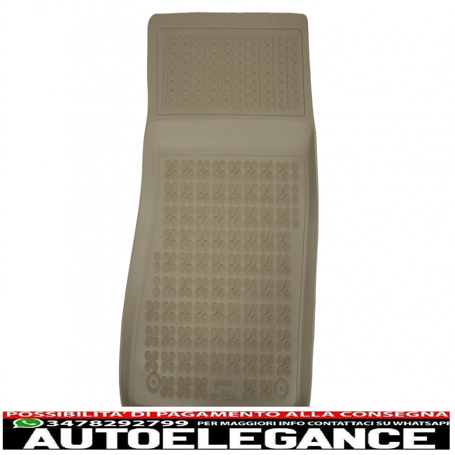 Beige rubber mat suitable for mercedes e class w211 2002-2009
