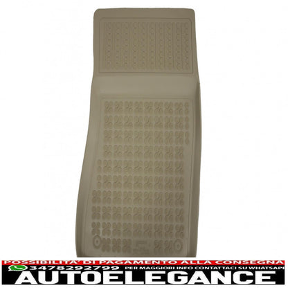 Beige rubber mat suitable for mercedes e class w211 2002-2009