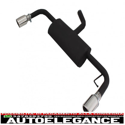 complete exhaust system suitable for vw golf 5 (2003-2007) golf 6 (2008-2013) gti design