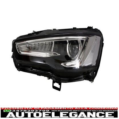 led drl headlights suitable for mitsubishi lancer (2007-2017) double projector dynamic sequential signal 
