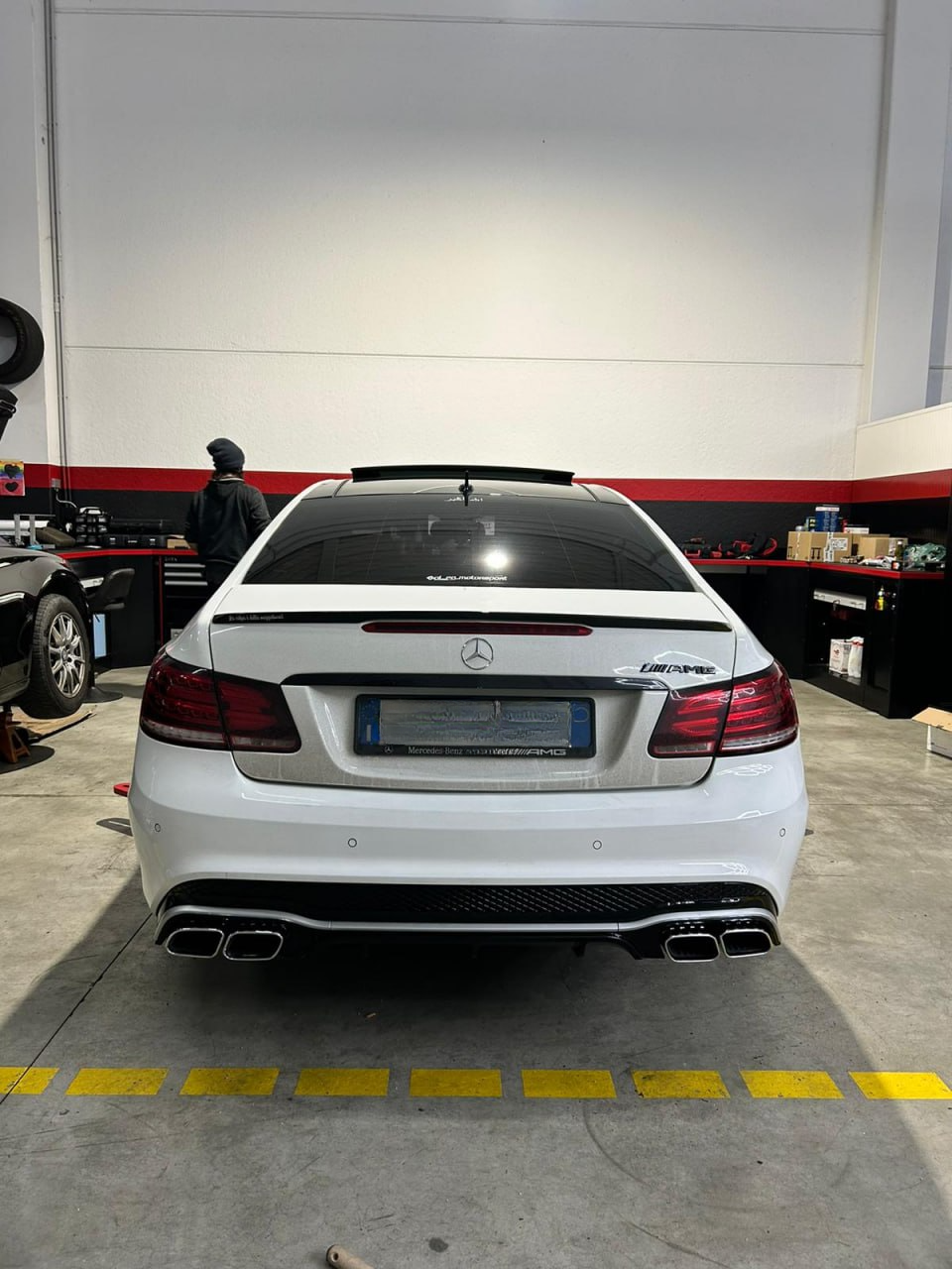 DIFFUSORE ADATTO PER MERCEDES CLASSE E C207 - A207 FACELIFT 2013-2017 LOOK E63
