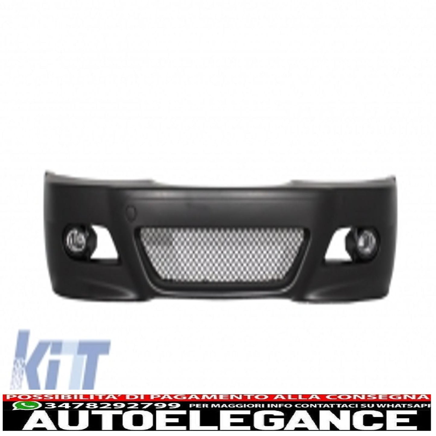 front bumper suitable for bmw 3 series e46 coupe/cabrio/sedat/station wagon (1998-2004) m3 design with front bumper splitter csl design carbon