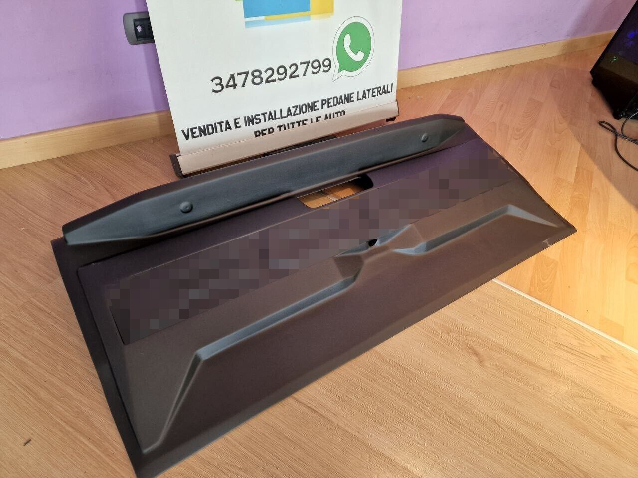 PROTEZIONE PORTELLONE ADATTO PER FORD RANGER T6 T7 T8 2011-2022 V2 NERO OPACO