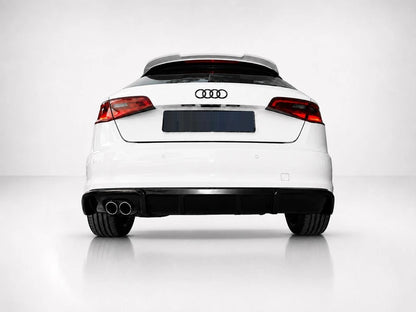 👉DIFFUSORE POSTERIORE AUDI A3 8V SPORTBACK 2012-2016 NERO LUCIDO👈