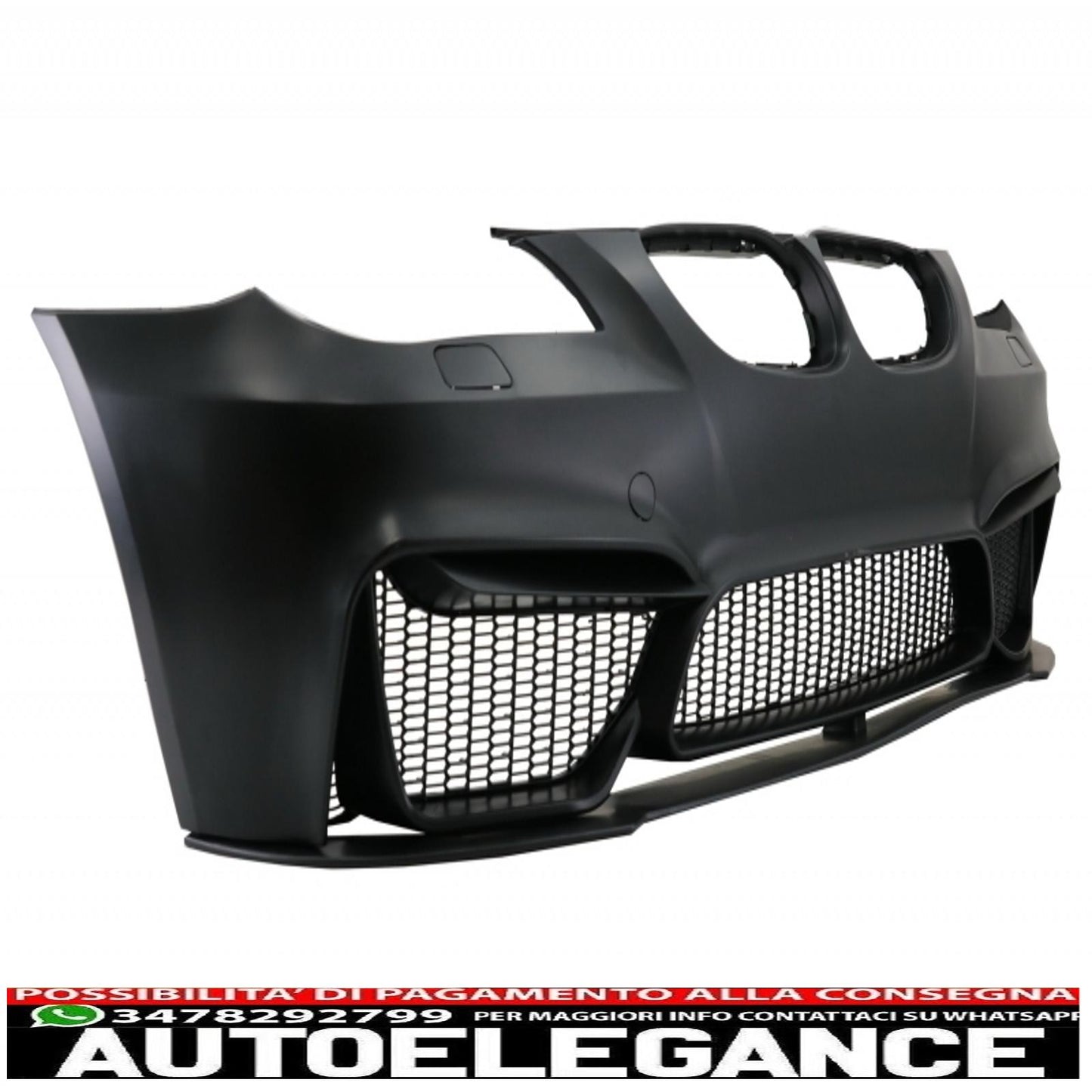 paraurti anteriore con griglie a rene centrale adatto per bmw serie 5 e60 berlina e61 touring (2003-2010) design m4