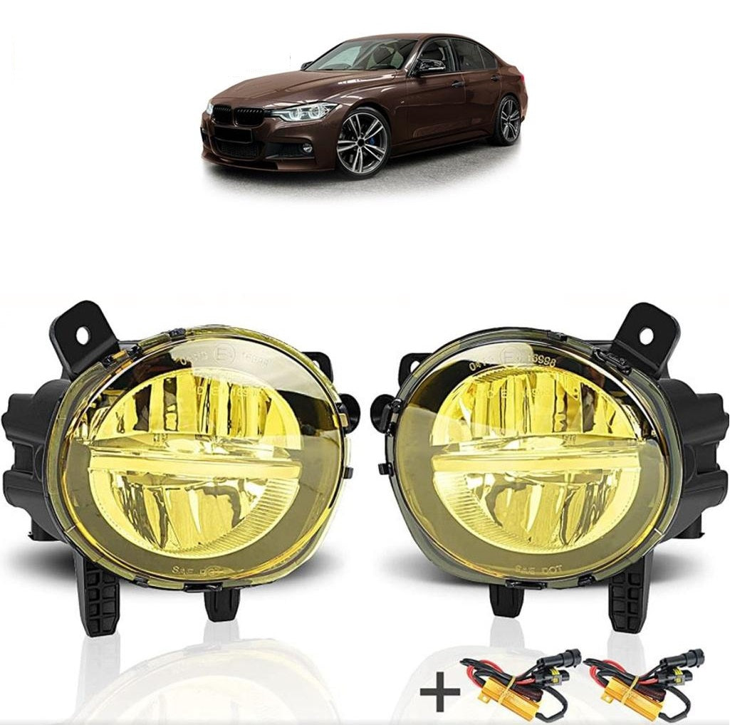 👉Set di fari fendinebbia a LED gialli adatto per BMW Serie 1  2 3 4 2015-2018👈