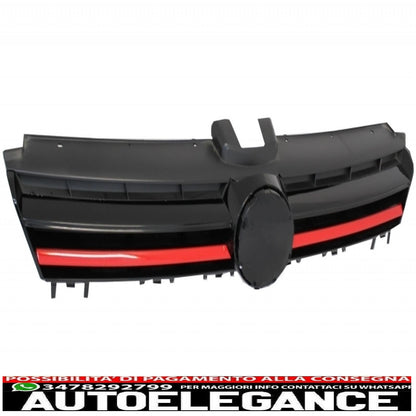 fari led bi-xeno look adatti per vw golf 7 vii (2012-2017) facelift g7.5 gti design con luci di svolta dinamiche sequenziali con griglia centrale