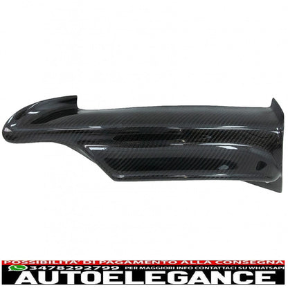 spoiler anteriore in carbonio adatto per bmw serie 3 e90 e91 berlina touring (2005-2008) solo paraurti m-tech
