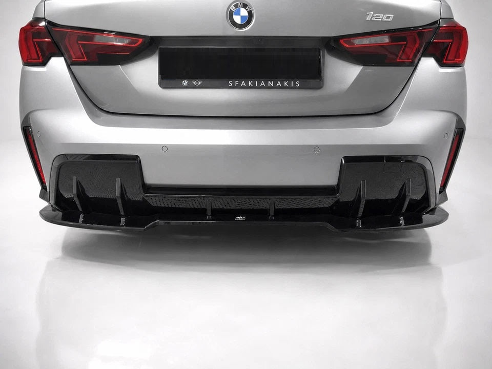 👉Splitter posteriore per BMW Serie 1 F70 M-Pack (2024-) ABS nero lucido👈