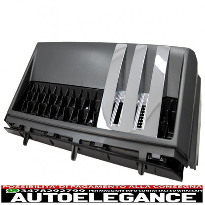 Side vent grilles for range rover vogue iii l322 (2002-2012) black dark grey new design autobiography edition 