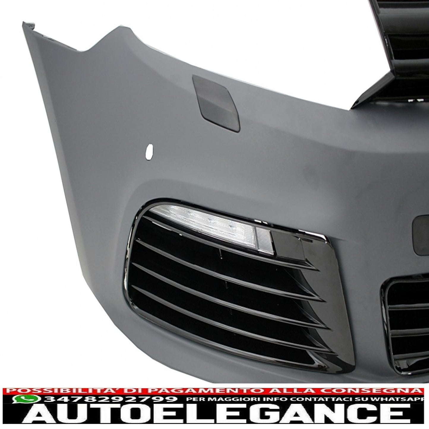 paraurti anteriore adatto a vw golf vi 6 mk6 (2008-2013) r20 design con pdc