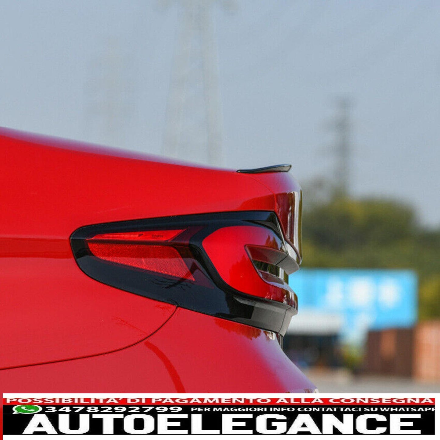 spoiler posteriore labbro spoiler adatto per bmw serie 5 g30 nero lucido-mostra il titolo originaletesto originaleheckspoiler spoilerlippe passt für bmw 5er g30 glanz schwarz