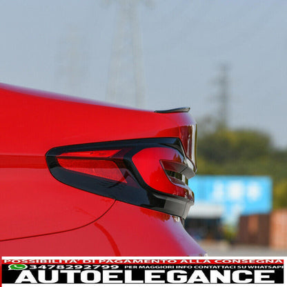 spoiler posteriore labbro spoiler adatto per bmw serie 5 g30 nero lucido-mostra il titolo originaletesto originaleheckspoiler spoilerlippe passt für bmw 5er g30 glanz schwarz