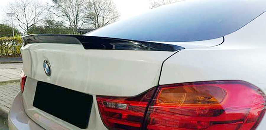 REAR BONNET SPOILER BMW 4 SERIES F36 GRAN COUPE M ABS GLOSS BLACK 0171