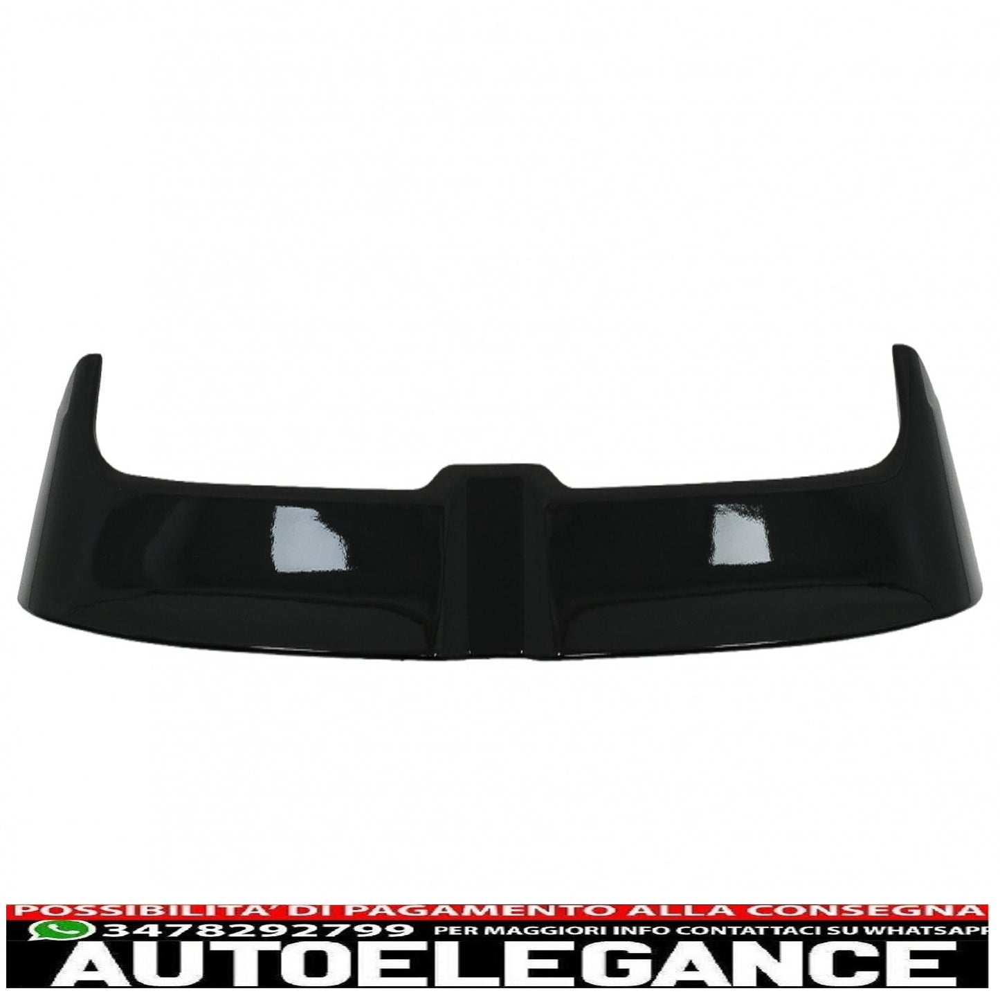 roof spoiler suitable for vw golf 7 vii (2012-2017) gti oett design piano black