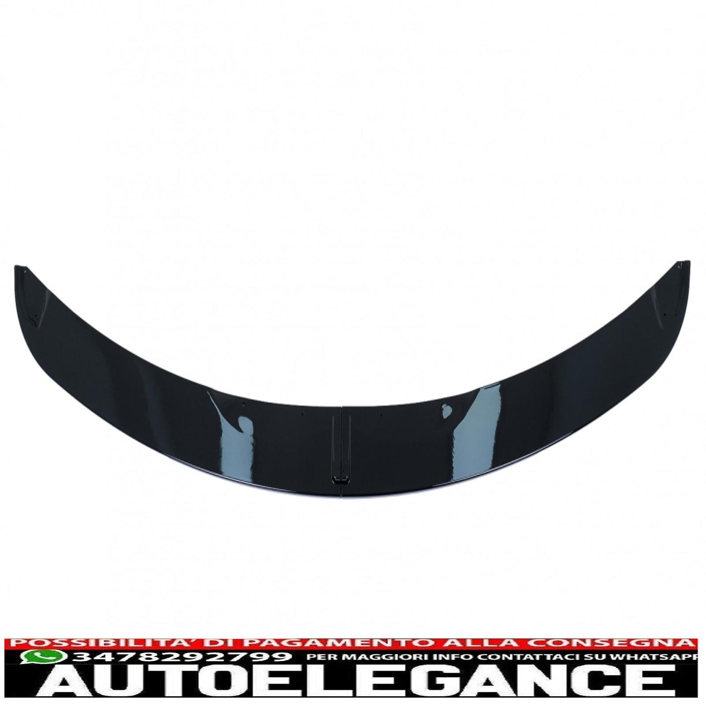 Front bumper spoiler suitable for bmw 3 series e90 e91 lci m-tech (2008-2011) limousine touring piano black 