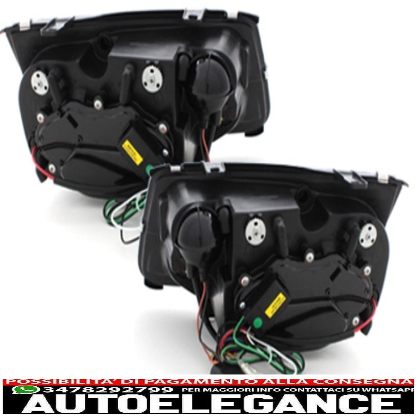 dayline headlights suitable for vw bora (09.1998-05.2005) drl black 