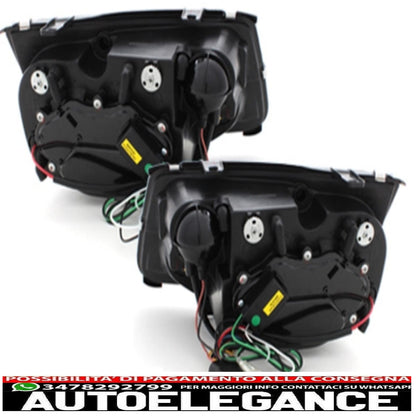 dayline headlights suitable for vw bora (09.1998-05.2005) drl black 
