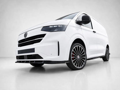 👉Splitter anteriore V.2 per Volkswagen Transporter T7 ABS nero lucido👈