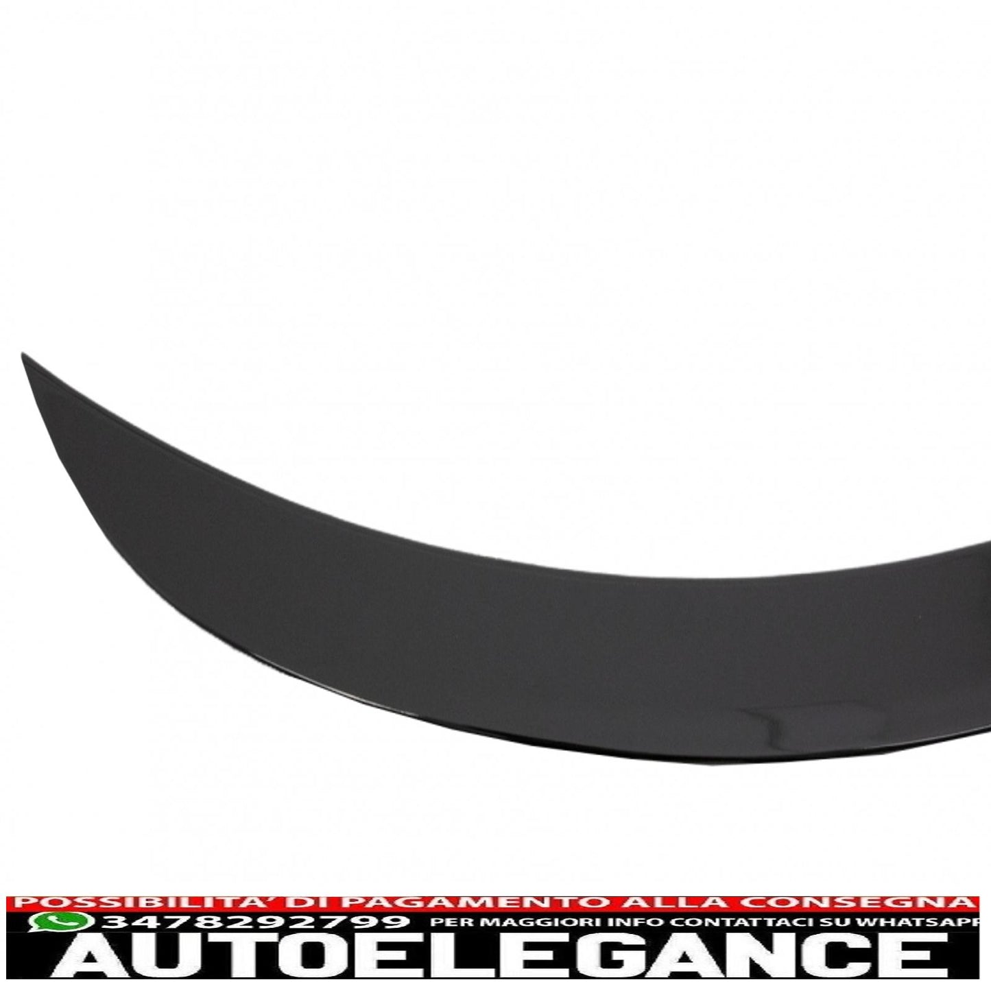 Trunk Spoiler Suitable for Mercedes GLE Coupe C292 (2015-2019) Piano Black 