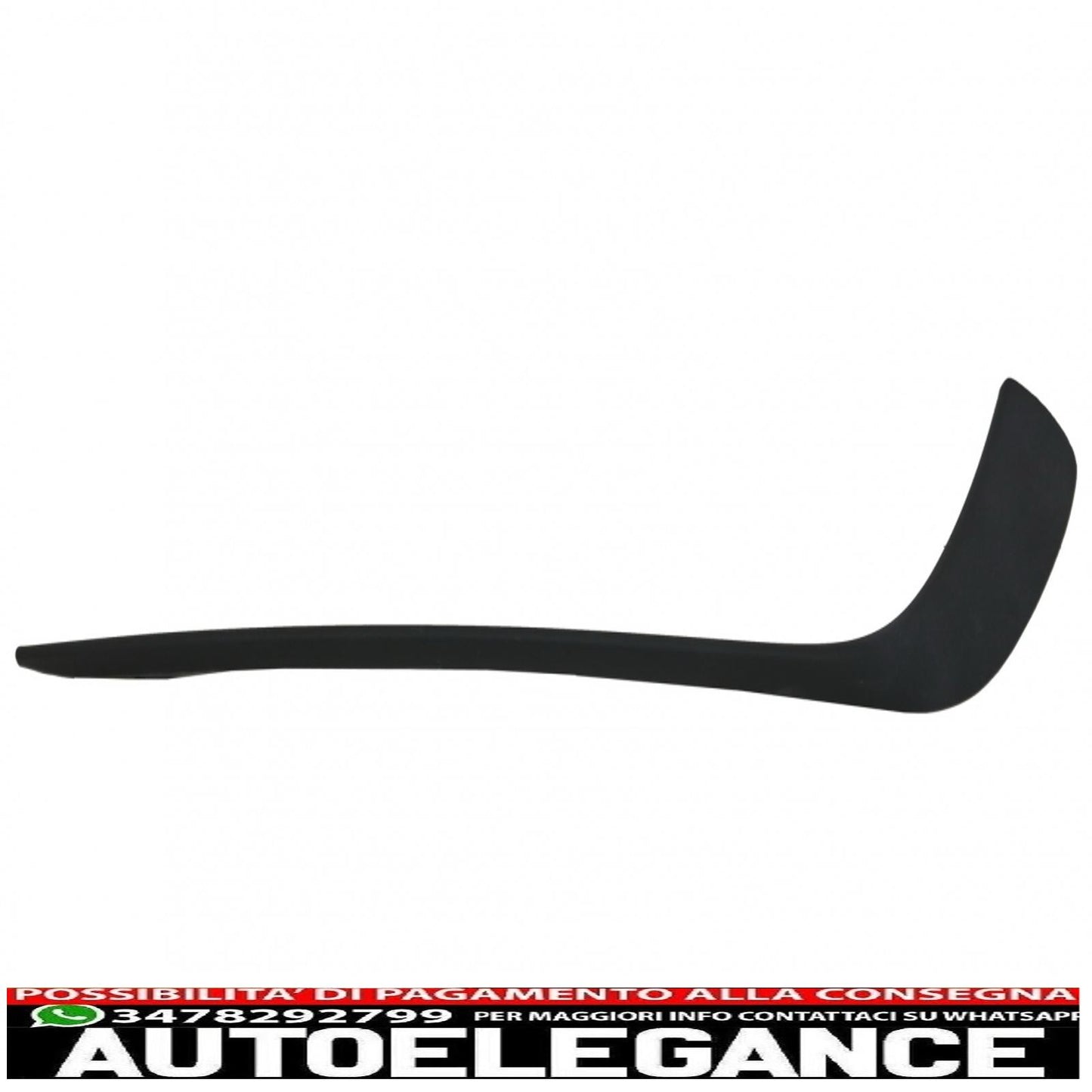 Front Bumper Splitter Wings Aerodynamic Eyebrows Suitable for Mercedes A-Class W176 (2012-08.2015) Design A45