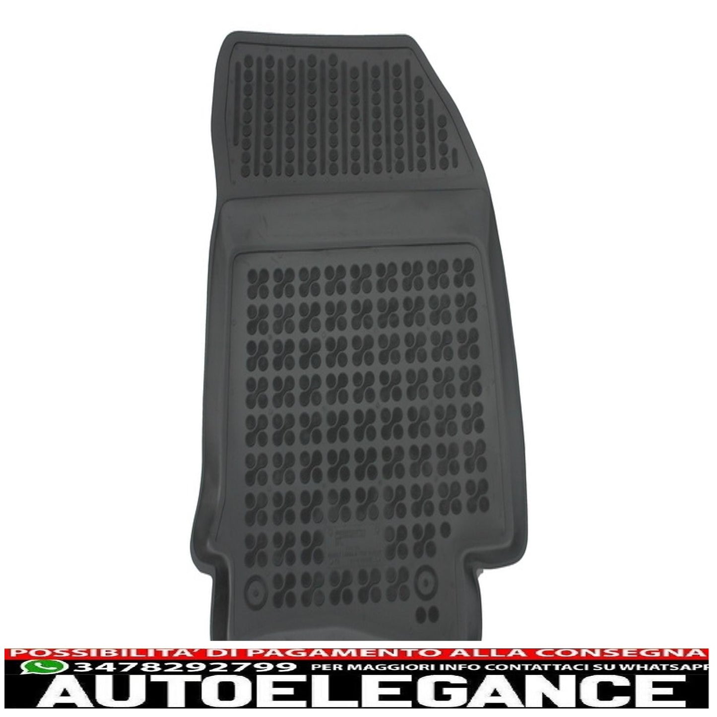 Black mat suitable for renault laguna iii 10/2007-2015
