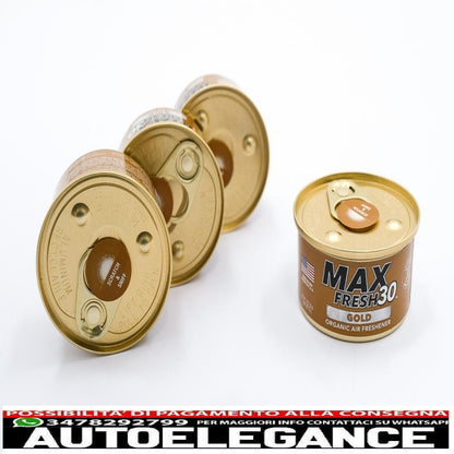 Paradise Air Fresh deodorante per ambienti biologico senza tappo può contenere max 30 4 lattine d'oro