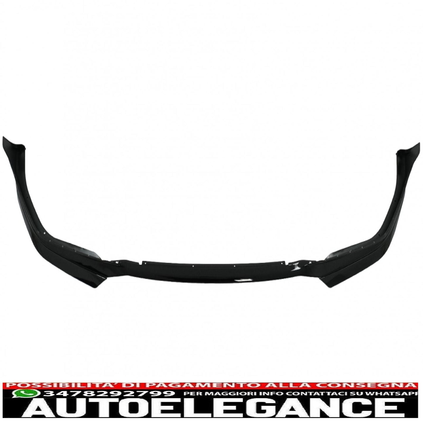 Front Bumper Spoiler Lip Fit For BMW 3 Series G20 Sedan G21 Touring (2018-2022) M Sport Piano Black