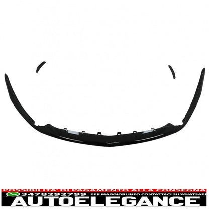 Paraurti anteriore estensione labbro splitter alette aerodinamiche adatto per mercedes gla h247 sport line (2020-up) pianoforte nero