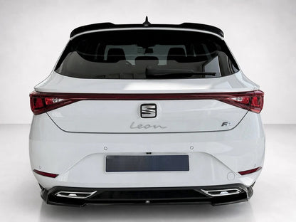 👉SPLITTER POSTERIORE ADATTO PER SEAT LEON MK4 FR 2020+ NERO LUCIDO👈