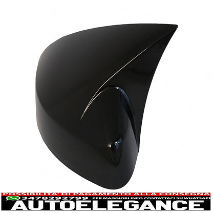 Calotte specchietti adatte per audi a3 8v rs3 cabriolet limousine sportback (2012-2019) bat look nero pianoforte AUTOELEGANCERICAMBI