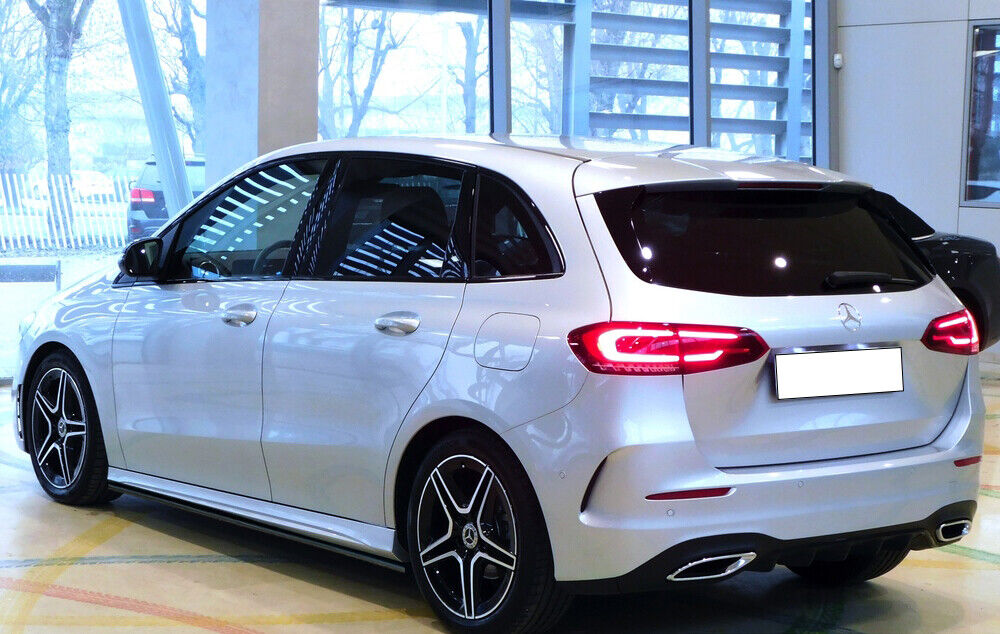 MERCEDES CLASSE B W247 SPOILER SPLITTER SOTTO MINIGONNE ABS NERO LUCIDO -1- 0034