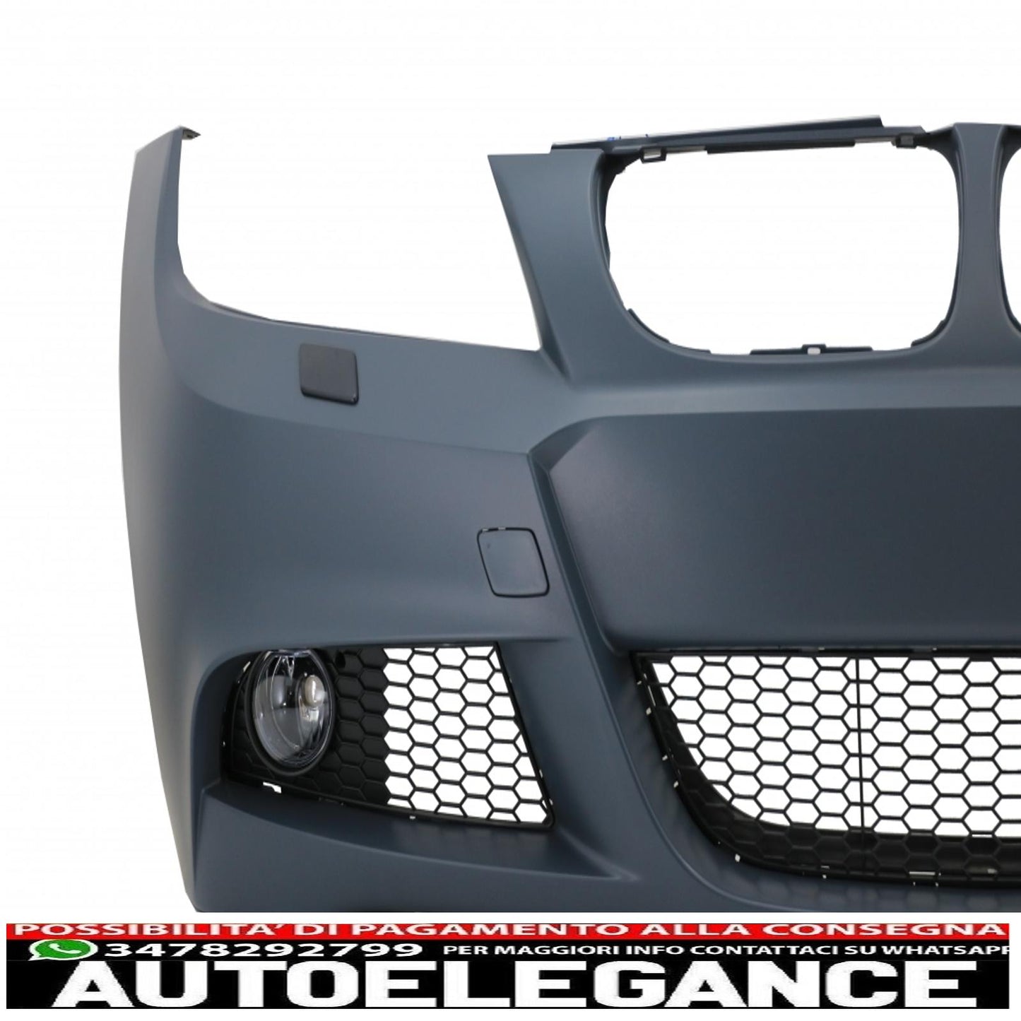 front bumper suitable for bmw 3 series e90 sedan e91 touring lci (2008-2011) m-technik design 