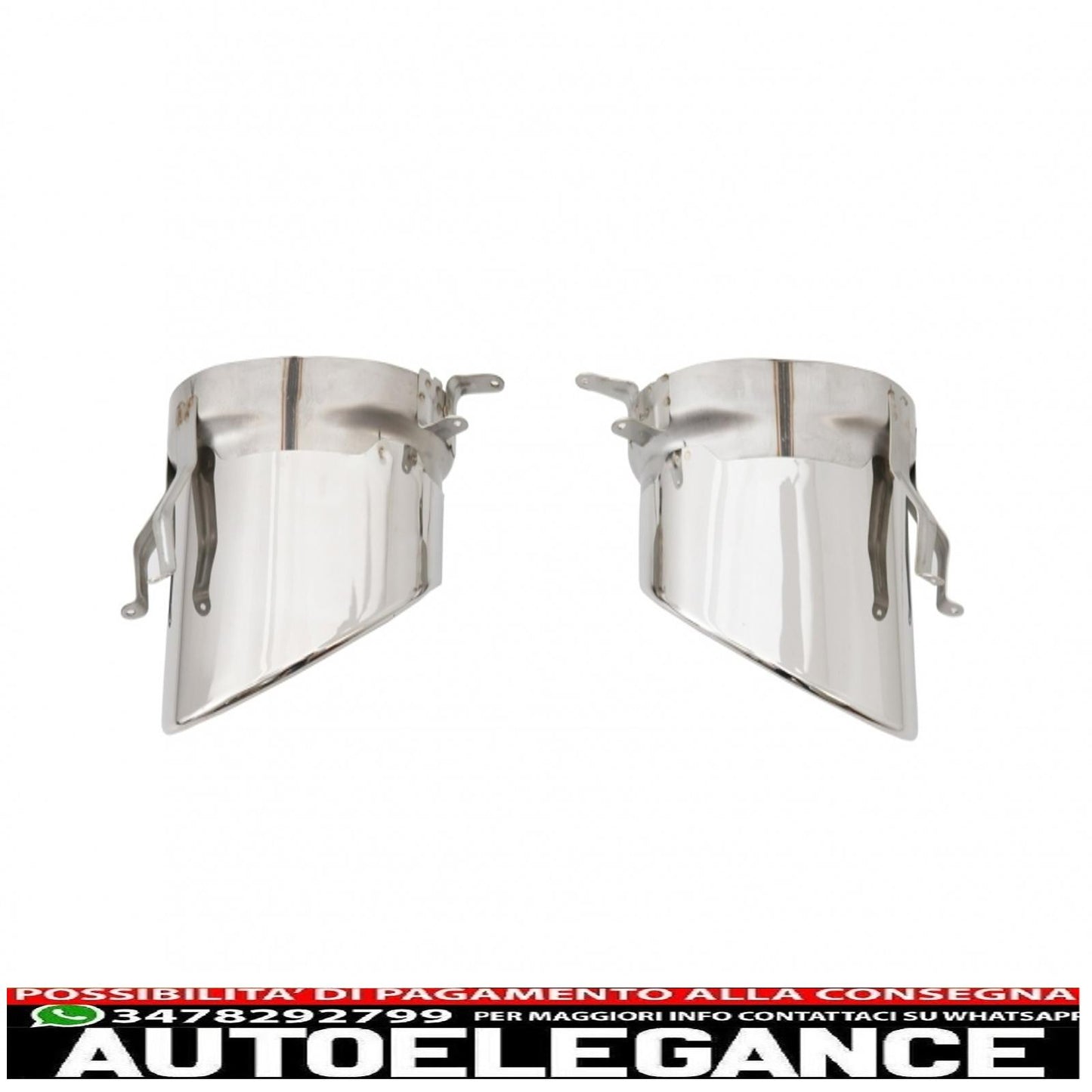 Diffusore e terminali di scarico per mantovana paraurti posteriore adatti per audi a4 b8 b8.5 limousine avant facelift (2012-2015) design rs4