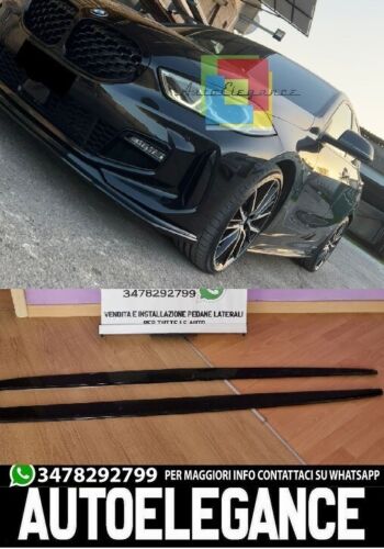 UNDER SKIRTS BMW 1 SERIES F40 M UNDER BUMPER ABS LIP GLOSS BLACK