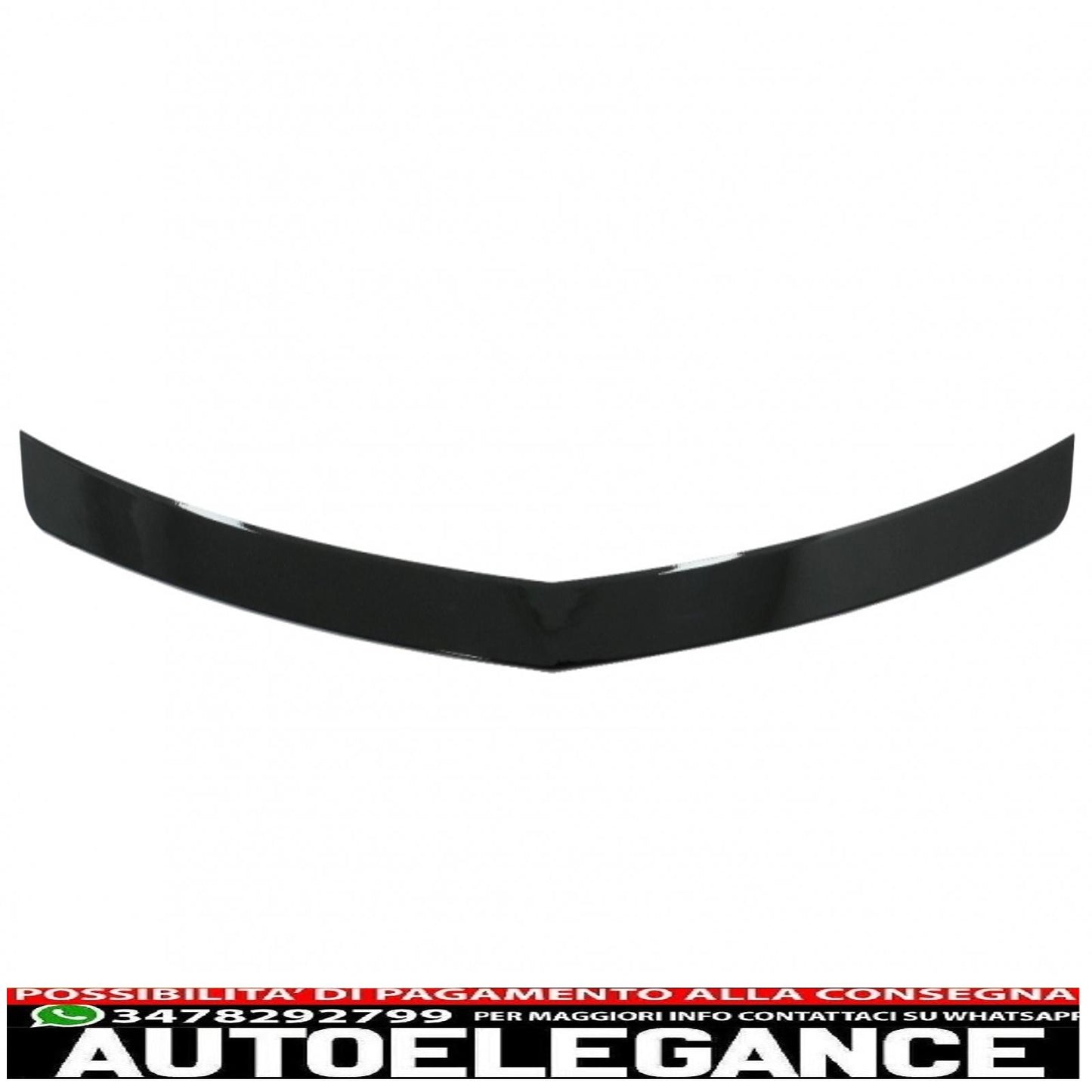 trunk spoiler suitable for mercedes e class w212 (2009-2016) restyling piano black design