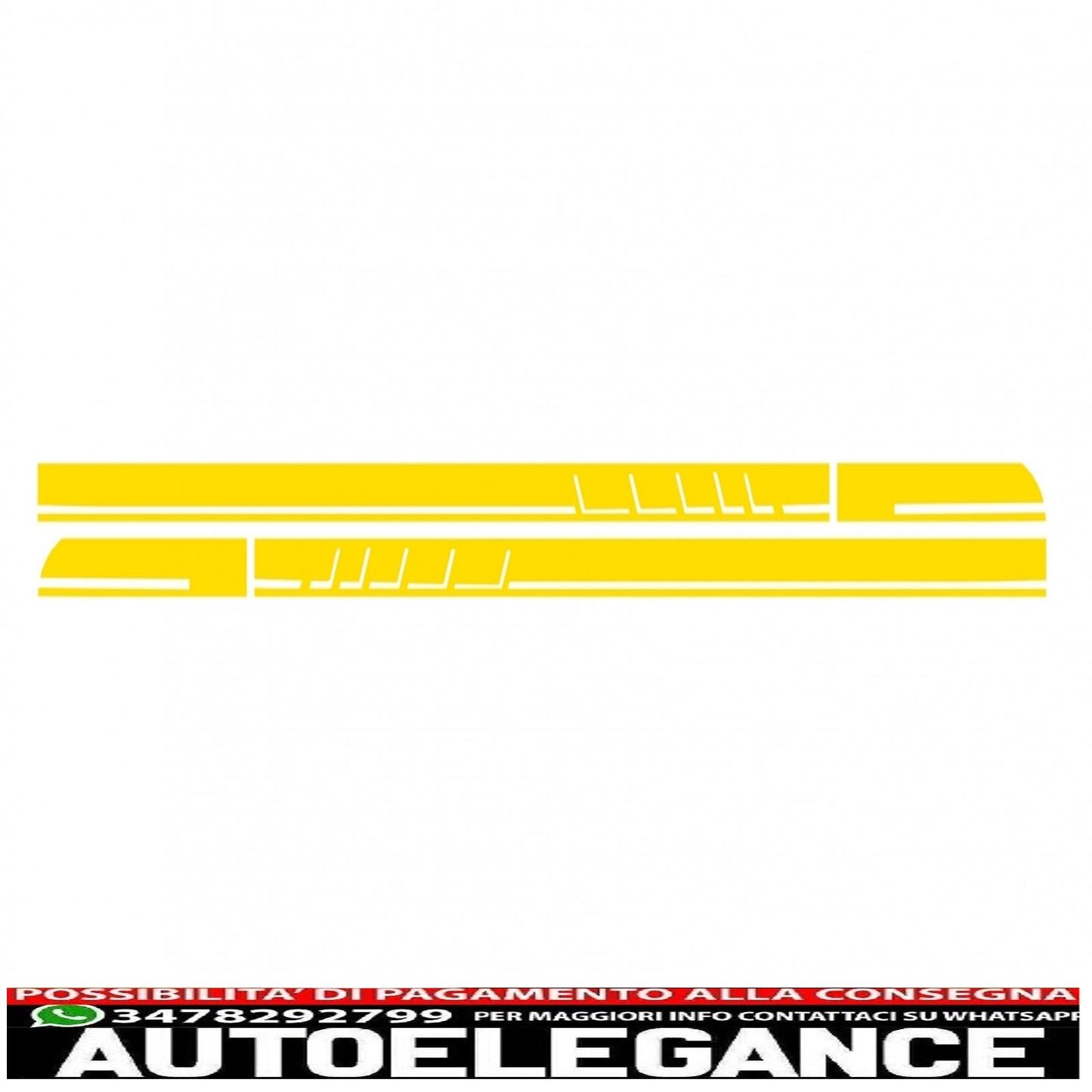 side decals matt yellow vinyl sticker suitable for mercedes cla w117 c117 x117 (2013-2016) a class w176 (2012-up) 45 design edition 1
