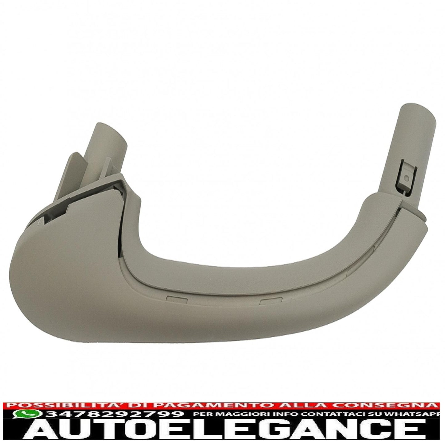 set of front interior door handles suitable for mercedes c class w203 s203 (2000-2007) grey