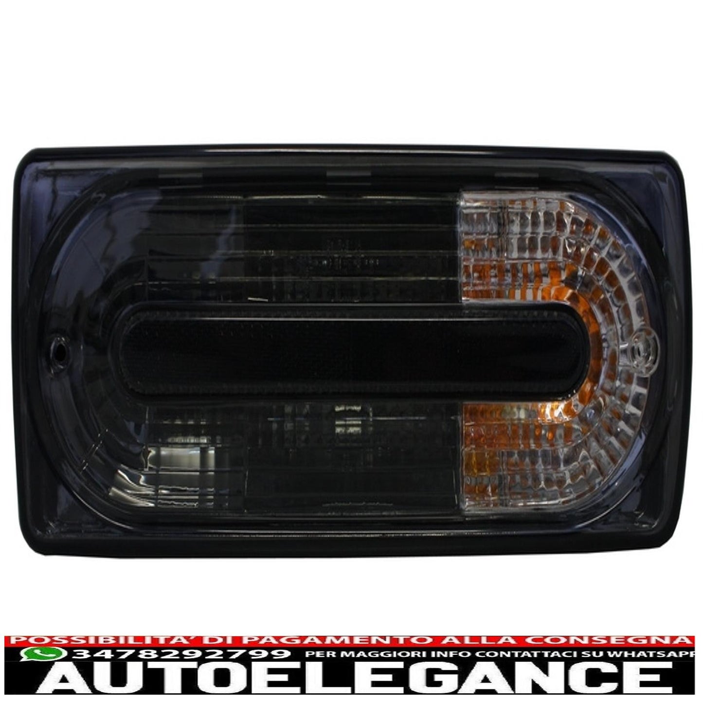 Rear lights suitable for mercedes g class w463 g55 design (1989-2015) black smoke edition