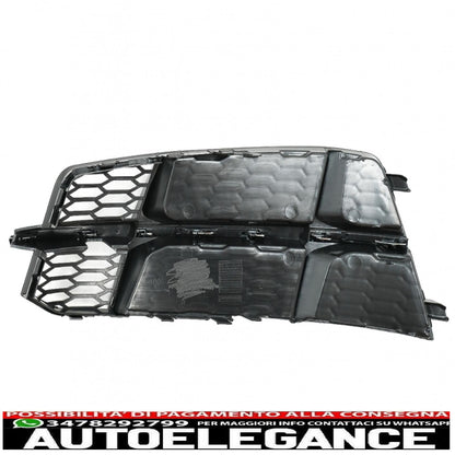 coperture inferiori della griglia del paraurti griglie laterali adatte per audi a6 c7 4g s-line facelift (2015-2018) nero cromato AUTOELEGANCERICAMBI