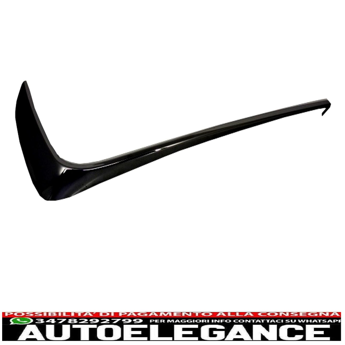 Alette splitter per paraurti anteriore adatte per mercedes w222 classe s s63 design (2013-up) edizione nera AUTOELEGANCERICAMBI